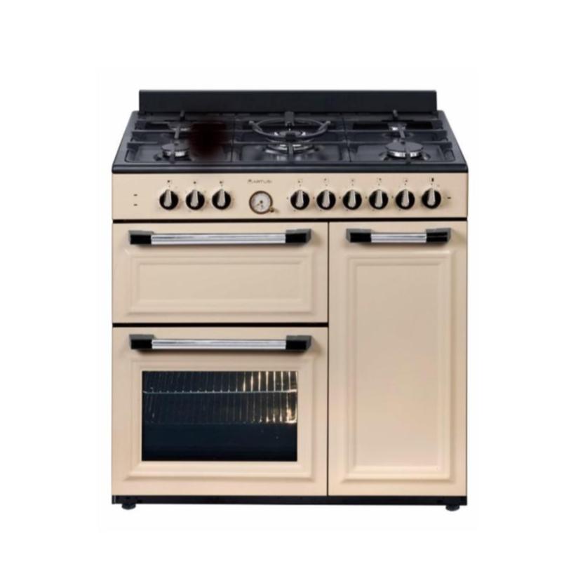 Cuisinière Artusi AFGR935CR 90 cm avec plaque de cuisson à gaz, couleur crème