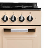 Cuisinière Artusi AFGR935CR 90 cm avec plaque de cuisson à gaz, couleur crème