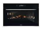 Four encastrable Belling BDO9611BK 90 cm, 8 fonctions, en verre noir - Fabriqué en Italie