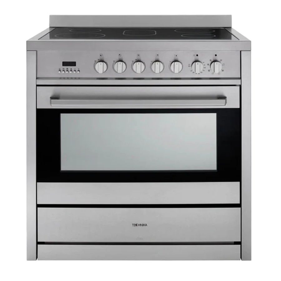 Four/cuisinière électrique Technika CERHE09PSS-2 90 cm à pose libre - Offre déstockage