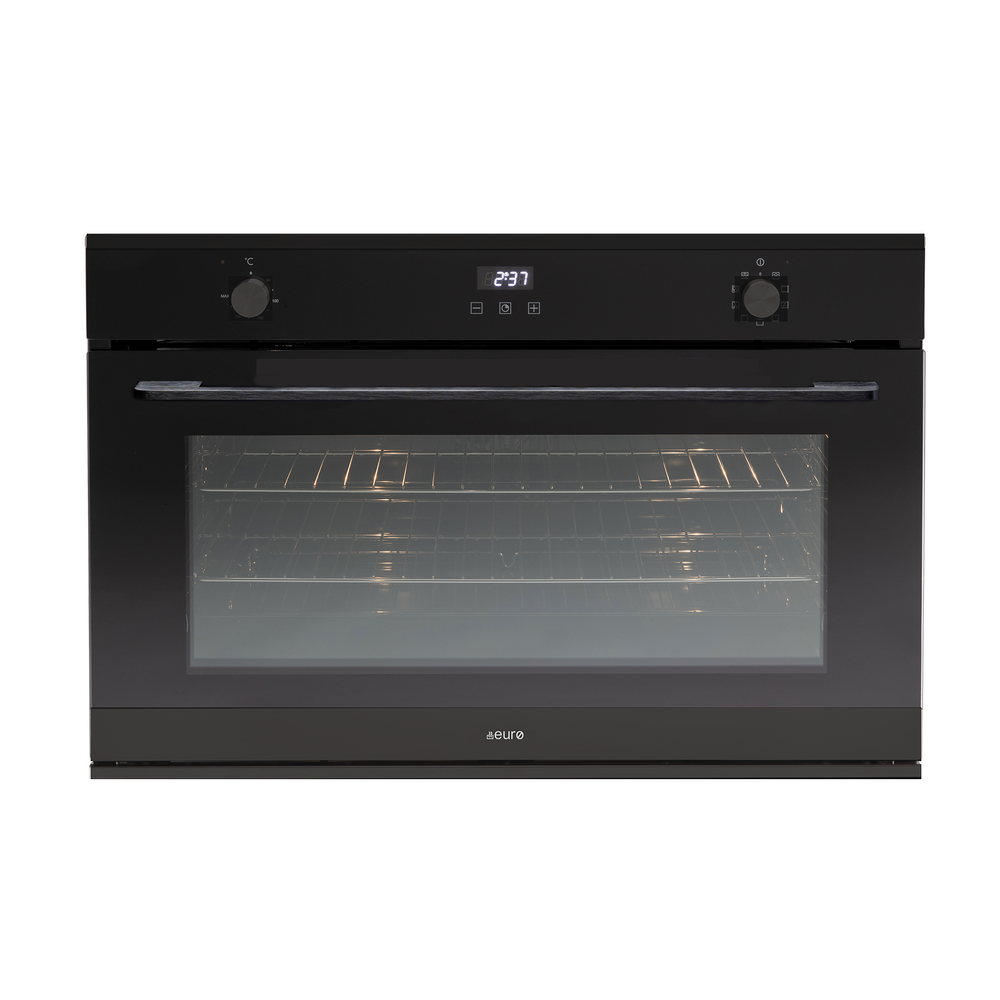 Four électrique multifonction géant Euro Appliances EO9060EMBK 90 cm, noir - Commande spéciale
