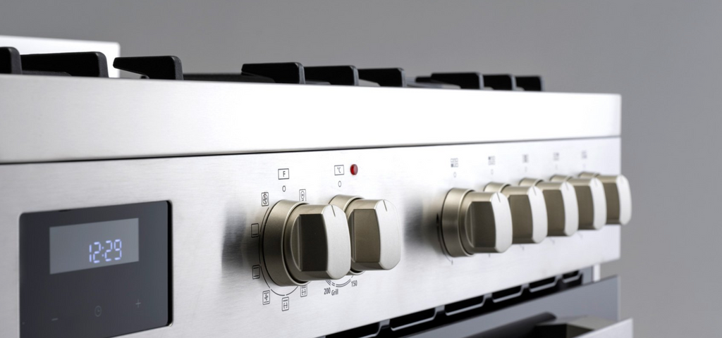 Poêle à double combustible Euro Appliances EO90FSDPSX 90 cm en acier inoxydable - Commande spéciale