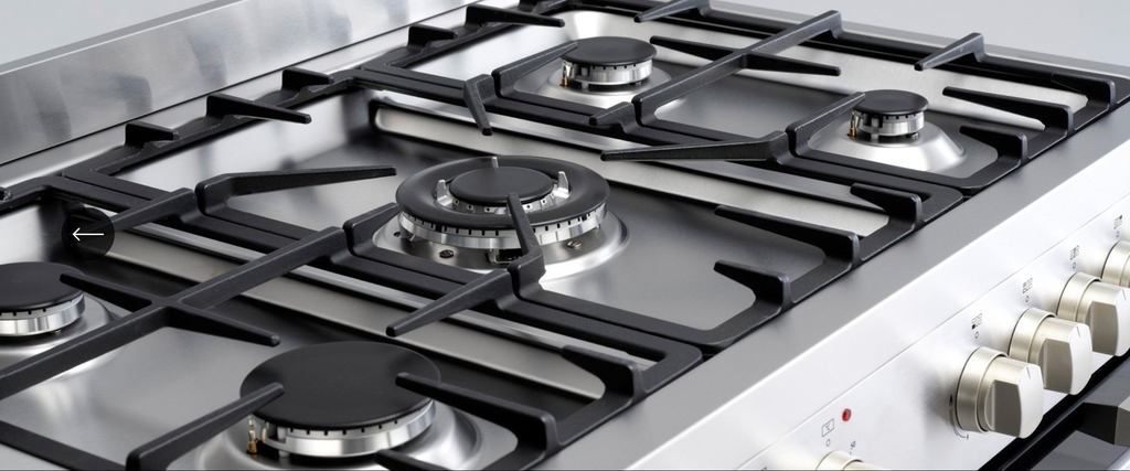 Poêle à double combustible Euro Appliances EO90FSDPSX 90 cm en acier inoxydable - Commande spéciale