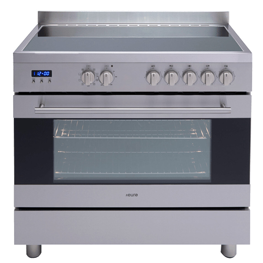 Four/cuisinière électrique autonome Euro Appliances EV900EESX 90 cm