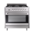 Cuisinière à double combustible Technika GHE09TDSS-4 90 cm sur pied - Offre spéciale sur les articles de seconde main