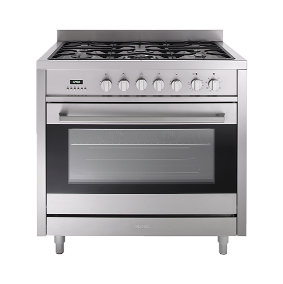 Cuisinière à double combustible Technika GHE09TDSS-4 90 cm sur pied - Offre spéciale sur les articles de seconde main