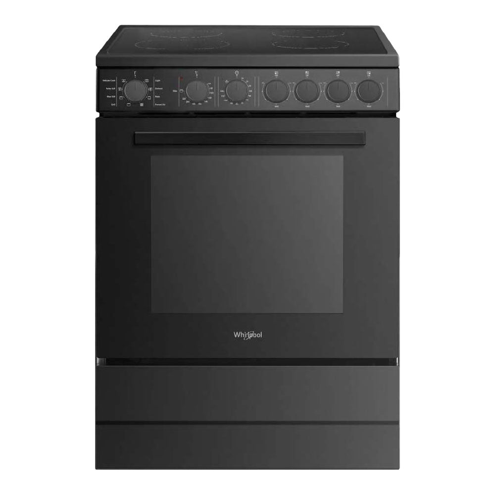Four Whirlpool WS67V9KMB 60 cm en vitrocéramique, pose libre, noir 
