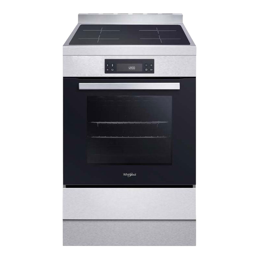 Four pyrolytique à induction Whirlpool WS68I9SPX 60 cm, pose libre, en inox 