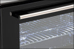 Four électrique multifonctions Euro Appliances EO900LSX 90 cm en verre noir