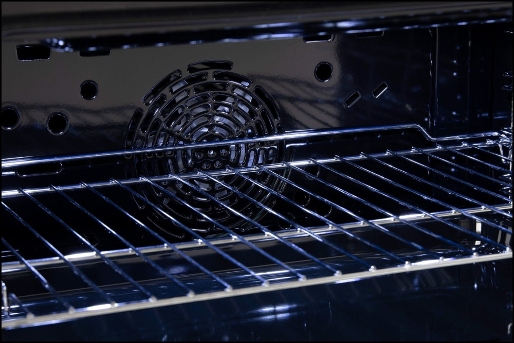 Four électrique multifonctions Euro Appliances EO900LSX 90 cm en verre noir