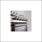 Four/cuisinière Euro Appliances EV600DFSX à double combustible, pose libre, 60 cm, en acier inoxydable