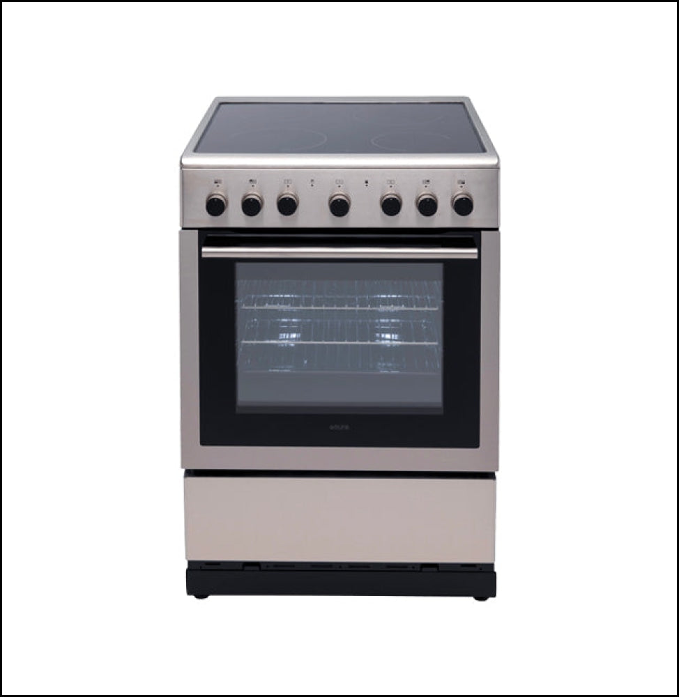 Four/cuisinière électrique autonome Euro Appliances EV600EESX 60 cm en acier inoxydable