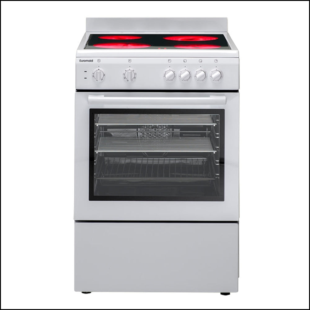 Poêle électrique à convection Euromaid CW60 60 cm blanc - Modèle d'exposition