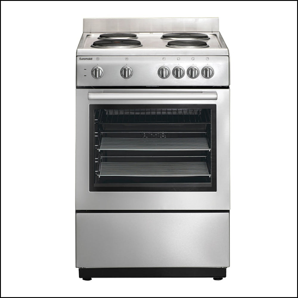 Poêle électrique à chaleur tournante Euromaid ES60 60 cm en acier inoxydable