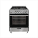 Cuisinière à gaz Glem GB664GG 60 cm en acier inoxydable, fabrication italienne - Commande spéciale 
