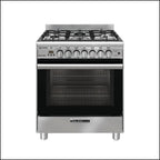 Poêle à gaz bi-énergie Glem GB765DOP 70 cm - Commande spéciale 