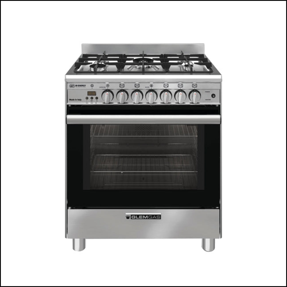 Poêle à gaz bi-énergie Glem GB765DOP 70 cm - Commande spéciale 