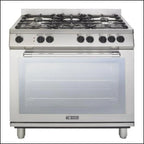 Cuisinière à double combustible Technika MEGA 150L T150EG95U de 90 cm, fabriquée en Italie